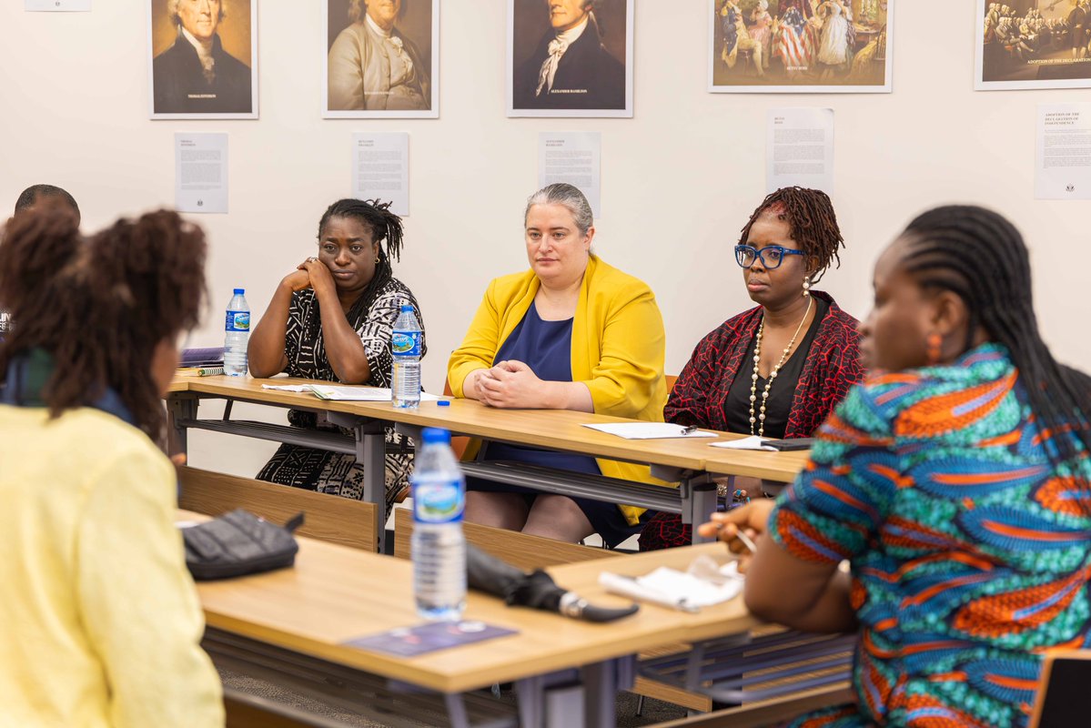 USinNigeria's tweet photo. U.S. Embassy Abuja hosted a reception for Nigerian homeschooling families with Acting Country Public Diplomacy Counselor Raisa Dukas, celebrating the growing influence of American education in Nigeria's education community. The engagement highlighted U.S. educational excellence, the spirit of #Freedom250, and the enduring commitment of the United States to empowering the next generation of Nigerian leaders and innovators.