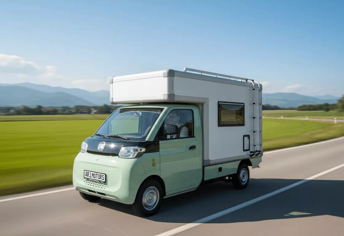 Emovilidad's tweet photo. La camper eléctrica ARI 458 Pro apuesta por un formato compacto de 3,82 metros, hasta 230 kilómetros de autonomía y un precio desde 25.530 euros 👇
https://t.co/UO6A94EsDy
#ARI458Pro
#CamperEléctrica
#MovilidadEléctrica https://t.co/UuZ0umqbZX
