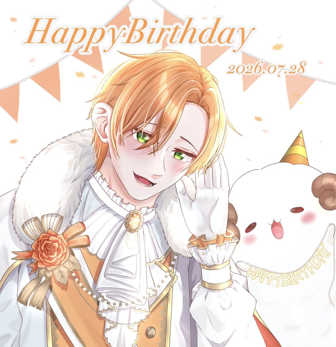 milk_ichigo728's tweet photo. いつも笑顔をくれる貴方が、この先誰より笑顔でありますように。

生まれてきてくれて、出会ってくれて本当にありがとうございます*.+ﾟ

ジェルくんの事が大好きです🥰🧡
この先もあなたの傍で応援させてください👊🧡🧡

#ジェルくん誕生祭2026
#ジェルぎゃらりー https://t.co/DOOs6V1GiL