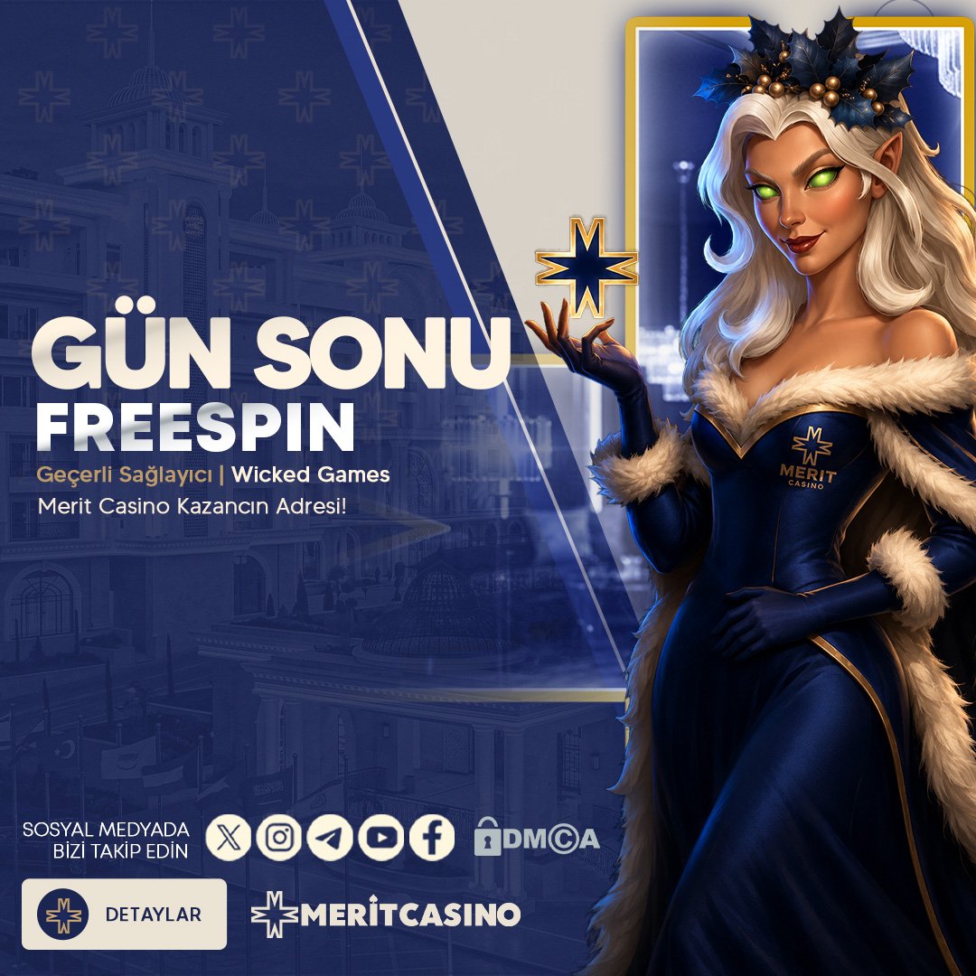 mrtcsn2026's tweet photo. 🪙Günün Sonu, Şansın Başlangıcı!🪙

🫴Meritcasino’da kazanç gün boyu değil, gün sonunda da mümkün.

📣 FreeSpin’ler, ertesi gün 00:00 – 03:00 saatleri arasında otomatik olarak hesabınıza tanımlanır. https://t.co/jfiVGJjbeT