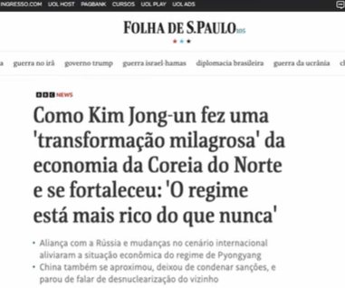 borbardb's tweet photo. @folha Que matéria merda é essa elogiando uma país q escraviza seu povo e mata cristão. Kim ganha dinheiro vendendo armas para a Rússia matar Ucraniano.

Amnesia Coreia do Norte mostram adolescentes condenados a 12 anos de trabalho forçado por assistir K-drama
https://t.co/CKaD5yYQPG https://t.co/5lq80gTlTQ