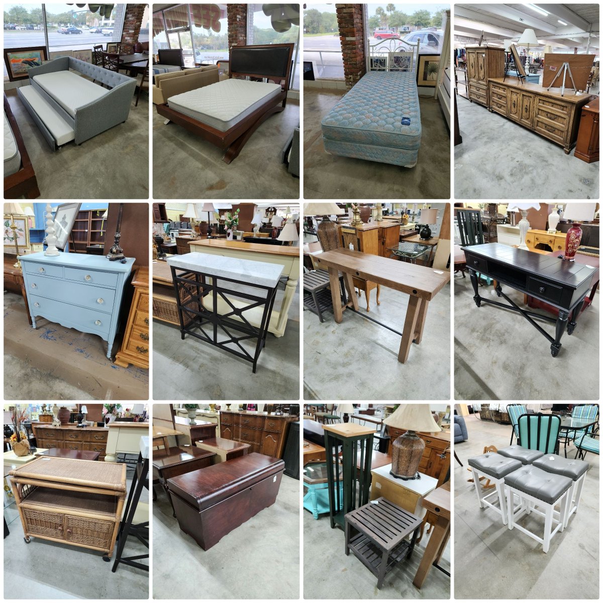 FbcStore's tweet photo. FBC Thrift Store pics for you!  Please call 352-787-7583 for questions about item availability or stop by for a visit.  We're located at 1210 W North Blvd (441), Leesburg, FL 34748.  We'd be happy to see you! https://t.co/unZcSKRMU3