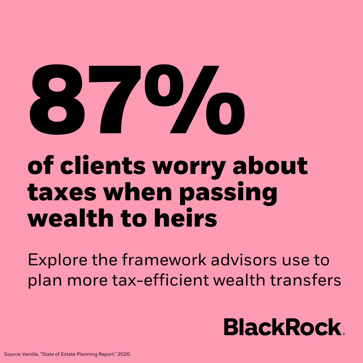 BlackRock's tweet photo. We collaborated with Vanilla to help advisors simplify wealth transfer planning.

Explore how the trust hierarchy can support more tax-efficient planning ⏩ https://t.co/a72KoKLGQR

#Financialadvisors #Estateplanning #Wealthtransfer https://t.co/wkc89HFbyG