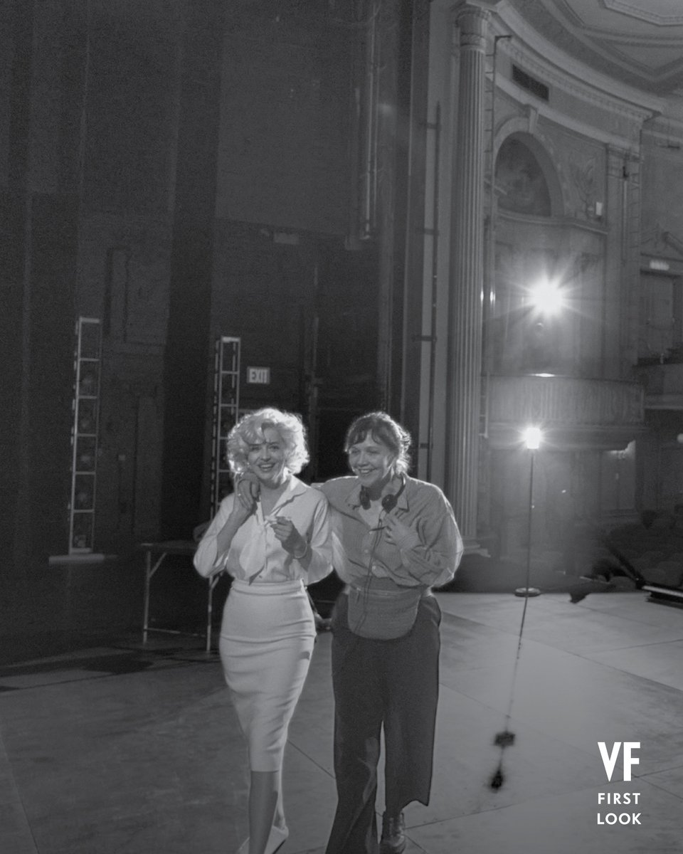 VanityFair's tweet photo. Exclusive First Look: Maggie Gyllenhaal wrote and directed the short film 'Flesh Impact,' which is timed to Marilyn Monroe’s 100th birthday and will play at the Venice Film Festival. “I find her acting so fascinating, weird and wild and very joyful, mixed with terribly upsetting all at once,” Gyllenhaal tells @beccamford. “I kind of wondered what would've happened if she'd had 60 years to herself. What might be different about the work that she would do now?”

Gyllenhaal used that question to craft a love letter to Monroe in a 17-minute short film that explores different paths her life may have taken her. ‘Flesh Impact’ follows two versions of Monroe, played by Oscar-winner Ellen Burstyn and Dakota Johnson.

https://t.co/b6UdXnF6pF