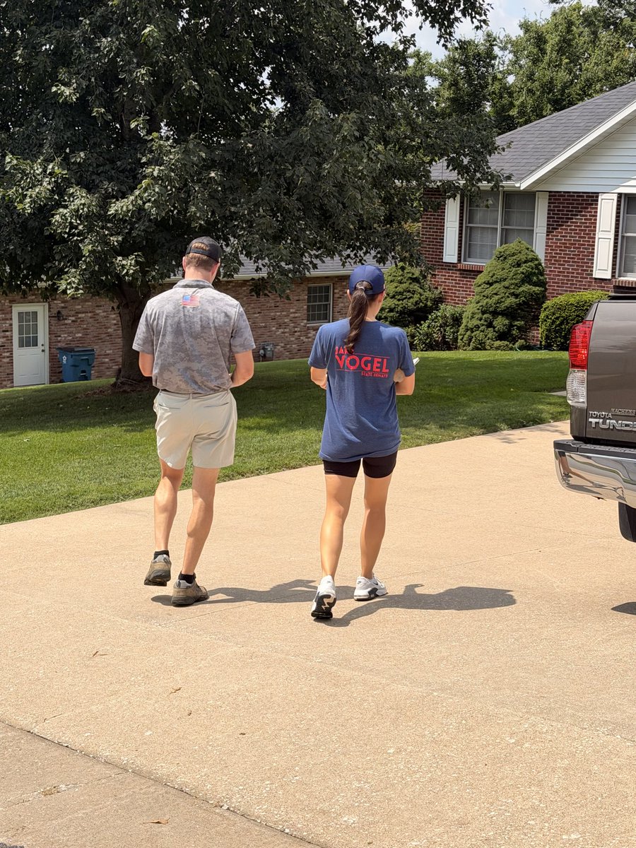 VoteJakeVogel's tweet photo. Maria and I enjoyed spending the weekend knocking on doors and meeting folks. We look forward to meeting you as we are out and about — if you see us in your neighborhood, be sure to say hello! https://t.co/wAL4E8m8cB