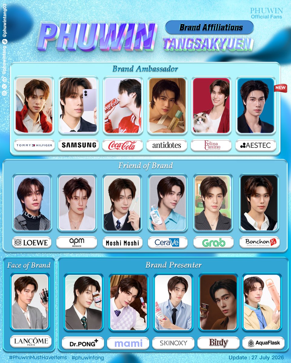 PhuwinOfficial's tweet photo. 『 𝐏𝐡𝐮𝐰𝐢𝐧’𝐬 𝐁𝐫𝐚𝐧𝐝 𝐀𝐟𝐟𝐢𝐥𝐢𝐚𝐭𝐢𝐨𝐧𝐬 』

ภูวินทร์มีเพิ่มเข้ามาอีกแบรนด์แล้วสำหรับเดือนนี้ กับ Brand Ambassadors ของ BOAES

ขอบคุณทุกแบรนด์ที่ไว้วางใจและเอ็นดูภูวินทร์นะค้าบ ฝากแบรนด์ต่างๆ กันด้วยนะทุกคน~🛍️

❥@phuwintang🍯
#phuwintang
#PhuwinMustHaveItems
#winniethephu