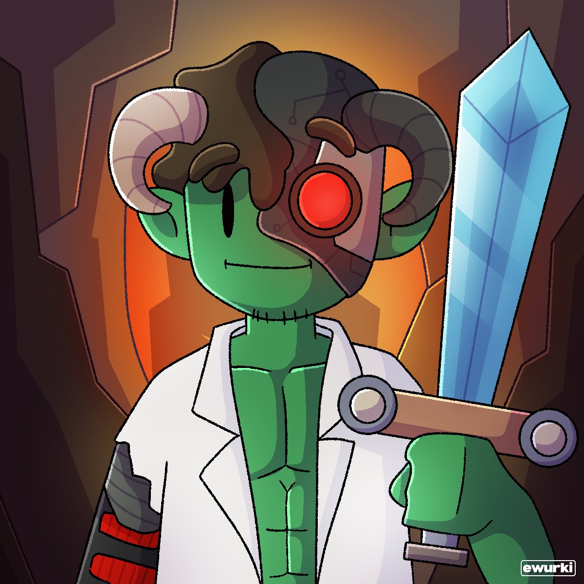 ewurki's tweet photo. the GOAT!🐐 @docm77 #docm77fanart https://t.co/hi9I8c0FRl