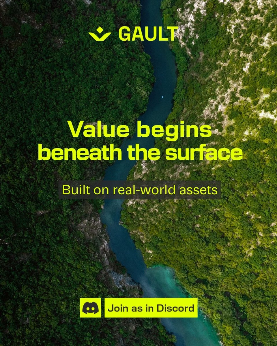 gaultmine's tweet photo. Real-world assets begin with real foundations.

Gault is building digital infrastructure designed to connect verified assets with blockchain technology.

Register to receive project updates and learn more.

#Gault #RWA #Blockchain #RealWorldAssets #Tokenization https://t.co/Rv1HEg6i9i