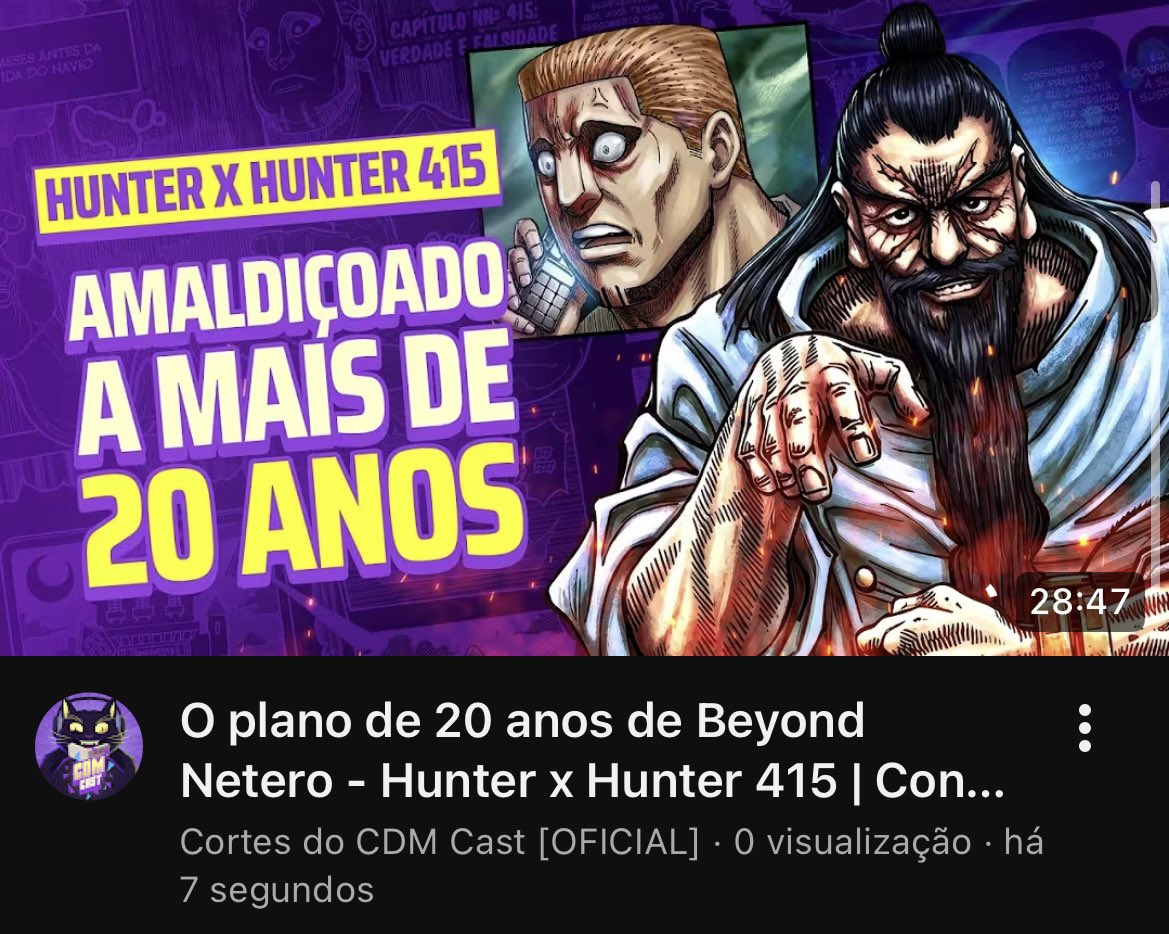 Ouça o Conversa de Mangá | Hunter x Hunter tweet media