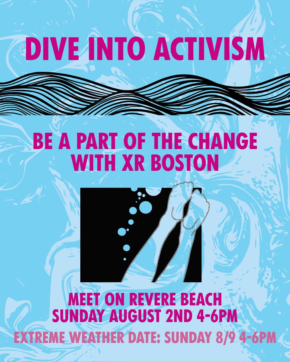 XRBoston's tweet photo. Join the August General Meeting from 4 to 6 on Sun. Aug 2! Europe's early heat spike already topped 10,000 human deaths. Here in #Boston we just finished our second 2026 historic heat wave. Time to gather the rebel community on the beach and make plans! https://t.co/kYwNy6CYLE https://t.co/0BtCcXzkoU