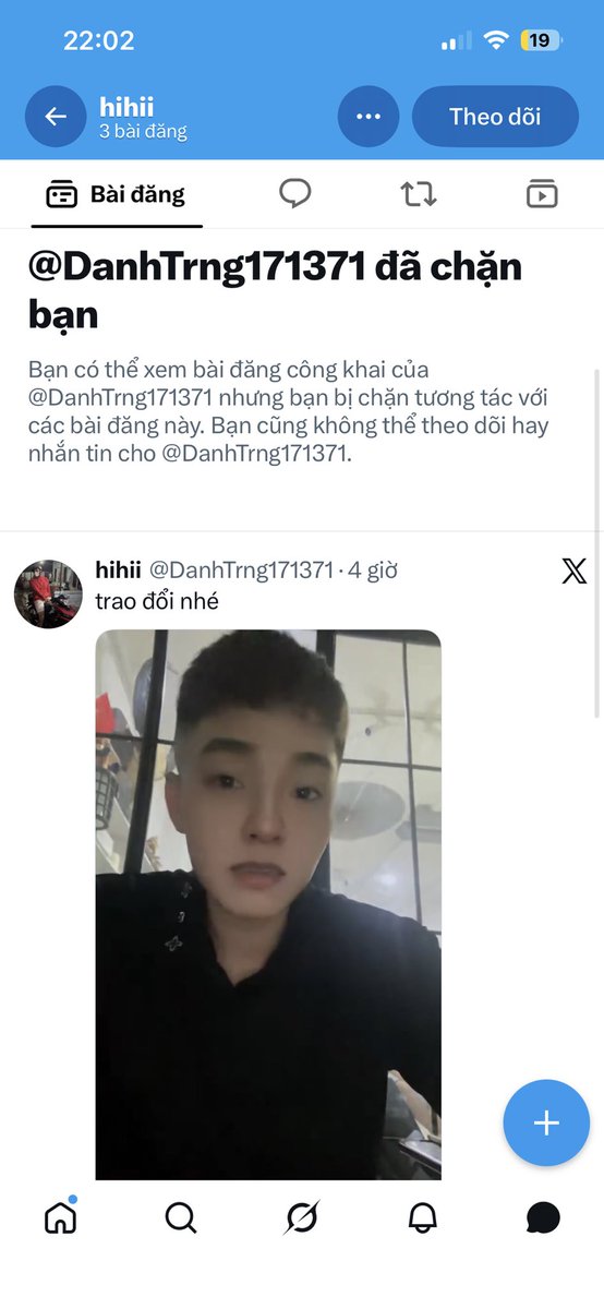 EricChu966's tweet photo. Tiếp tục seri bốc phốt ạ. Ai có ý định liên hệ call @DanhTrng171371 né ra nha. Nó lừa đảo nữa đó ạ. Ck cọc nó xong là nó chặn unfriend luôn đó nha mn. https://t.co/6MCxnghSCi