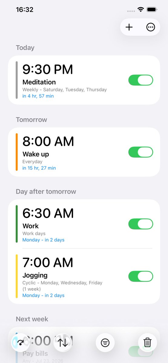caynax's tweet photo. Our alarm clock app is also available on iOS 😀:
https://t.co/G6JiF3zFYC
Ps. Sports Tracker iOS app is also work in progress 🙃. https://t.co/4foiR07jxj