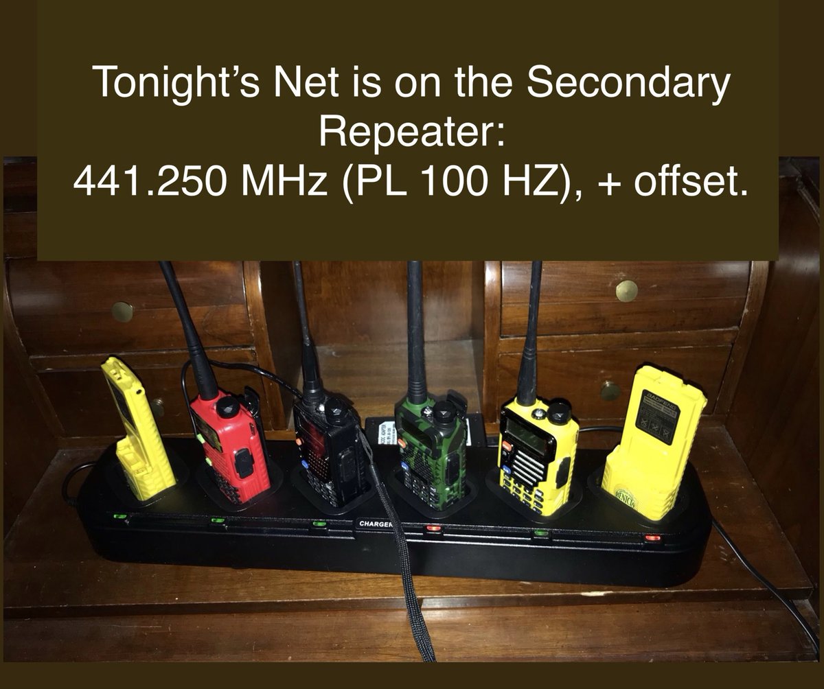 BeniciaARC's tweet photo. The  Monday Night BARC Formal Net is at 7:30 PM, on the Secondary Repeater: 441.250 MHz (PL 100 HZ), + offset.
Hams that are not on the roll call can check in when Net Control asks for visitors or guests! https://t.co/rPPcVdrqTf