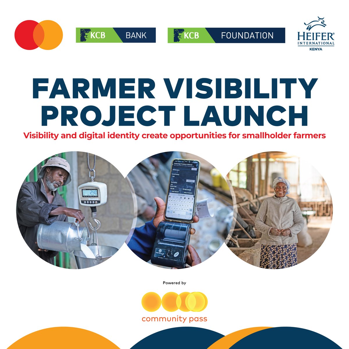 HeiferKenya's tweet photo. 𝐄𝐱𝐜𝐢𝐭𝐢𝐧𝐠 𝐍𝐞𝐰𝐬!

Visibility creates economic opportunities for smallholder farmers.

Tomorrow, 28 July 2026, Heifer International Kenya, Mastercard, KCB Foundation, and KCB Bank Kenya will officially launch the Farmer Visibility Project, supporting 30,000 smallholder dairy farmers in building trusted digital transaction records, strengthening financial inclusion, and unlocking greater access to markets and financing.

#TheFutureisfarmers @Heifer @Heifer_Africa @KCBInKenya
