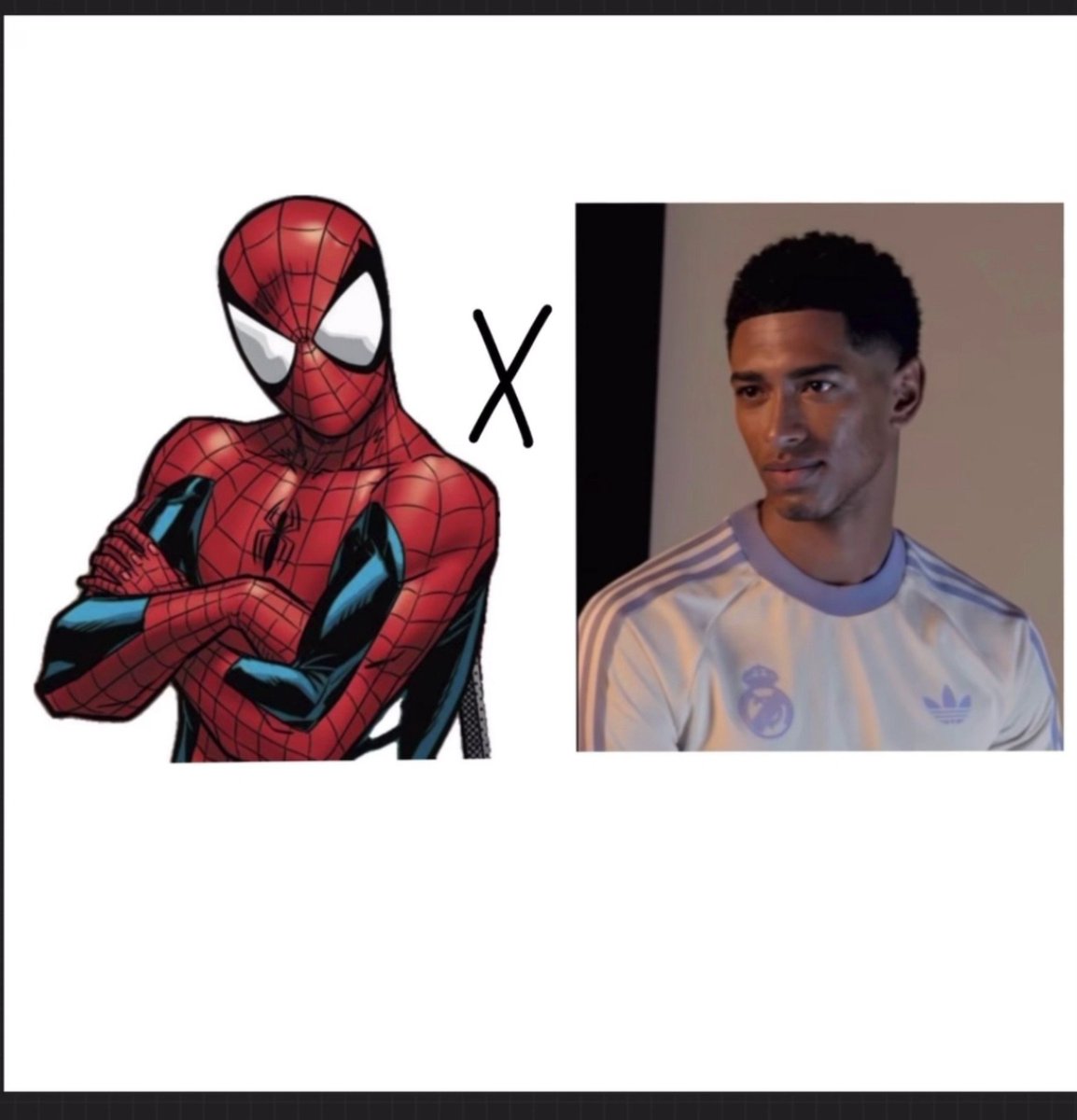 DunkinJoongs's tweet photo. I'VE WANTING MY MILES MORALES X JUDE BELLINGHAM EDIT NOW!!

#spiderman #judebellingham https://t.co/0hhZEVzvtw