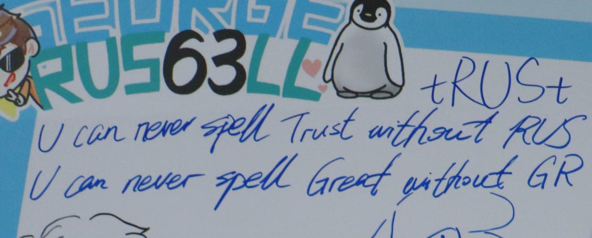 ItsaboutGR1's tweet photo. Best wishes from Chinese fans🩵

U can never spell Trust without RUS
U can never spell Great without GR https://t.co/etGAWxow7B