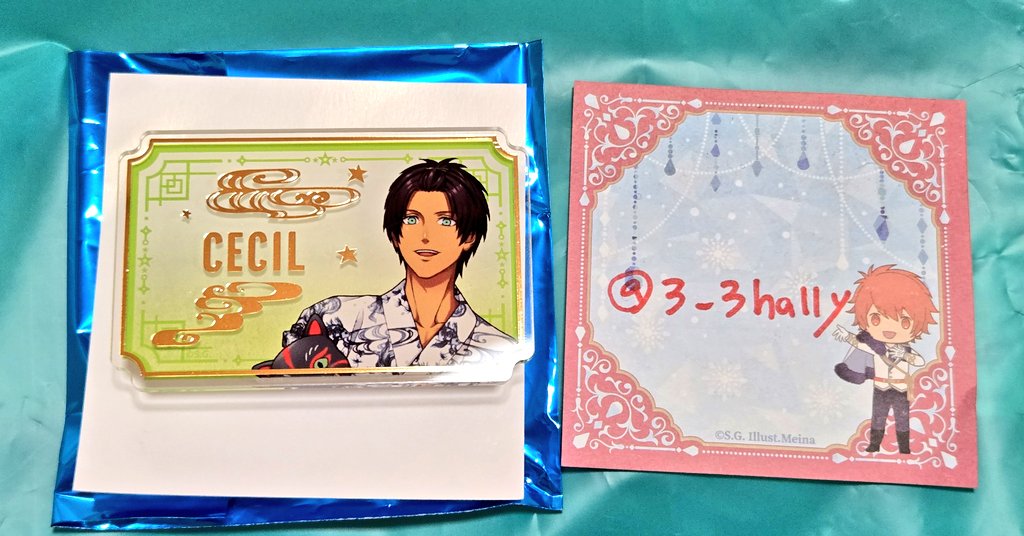 3_3hally's tweet photo. 【譲渡】うたプリ グラショ 浴衣 YUKATA-MODE 

譲：マドポチ→嶺二
アクリルバッチ→セシル

求：まとめて送料込み1,300円

地方住みの為郵送対応希望です。
ご希望の方がいらっしゃいましたら、よろしくお願いいたします。 https://t.co/702wPsDZ4c