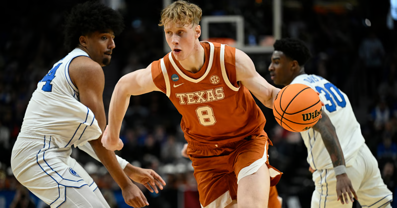 InsideTexas's tweet photo. The SEC released dates for 2027 men's basketball league play on Monday.

Texas' longest home or road trip is two games during conference play.

DETAILS (FREE): https://t.co/mfa2Xm2mKB https://t.co/7xrXp5uMP3