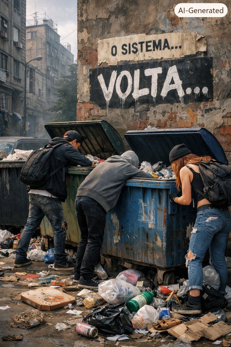 Serginho_M's tweet photo. O sistema Volta veio pôr a nu a miséria humana deste país. Idosos a revirar contentores à procura de garrafas para ter uns trocos. Como se isto já não fosse mau, ainda está a cria um problema de saúde publica, pq abrem os contentores, deixando todo o restante lixo a céu aberto... https://t.co/fpVhl0x6O7