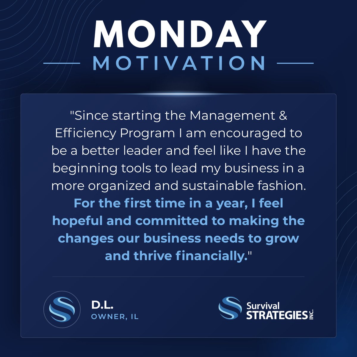 OfficialSSInc's tweet photo. "For the first time in a year, I feel hopeful and committed to making the changes our business needs to grow and thrive financially."

That's from an owner in our Management & Efficiency Program. The organized, sustainable systems matter, but the shift we look for is this one: an owner who feels able to lead again instead of just holding everything together.

Curious how much of your practice currently depends on you?

Take our two-minute quiz: https://t.co/98W92hDj1D

You'll get your score at the end, green to red.
