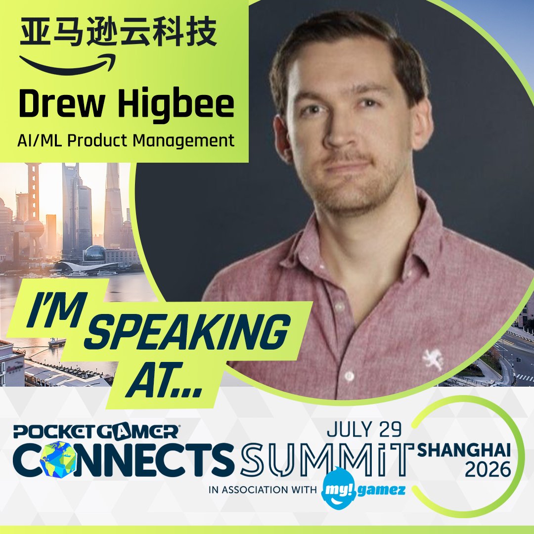 PGConnects's tweet photo. Amazon Games built AI tools for its own studios - now other teams can use them too.

Drew Higbee (@awscloud), one of the minds behind it, joins the AI Paradox panel at PGC Summit Shanghai 2026.

📅 July 29, 17:00
🎯 AI Gamechangers Summit

Save this one in your calendar! https://t.co/iKqM1a0wpN