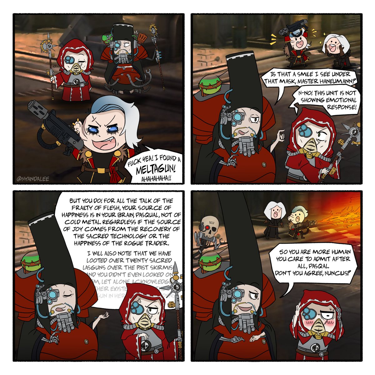 Nyandalee_Cos's tweet photo. Eogunn the biggest troll in Rogue Trader😎

#Roguetrader #Pasqal #Eogunn  #WarhammerArt  #warhammer40k https://t.co/df3CtxPbIG