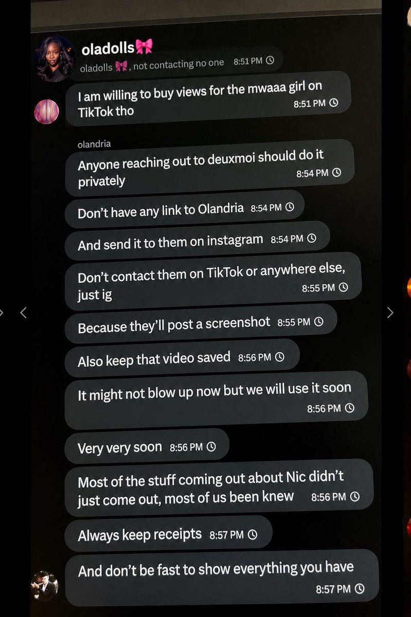 sivno_'s tweet photo. @saiIorveIvet Here’s the original screenshot btw

Translandria is the only one who been exposed for sitting in group chats begging other parasocial fatherless men and women to bully other people. She’s mad her mom is in jail. Y’all love projecting. https://t.co/pZ9DQraocu
