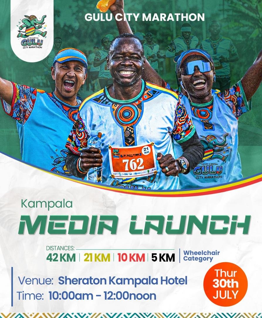 TheGuluMarathon's tweet photo. The countdown begins! 
​We’re bringing the community together for something special. Join us for the official media launch of the Gulu City Marathon 2026 edition and get all the exciting details!
​Check out the flyer below and stay tuned!
#GuluCityMarathon26 https://t.co/WszVevEGdQ