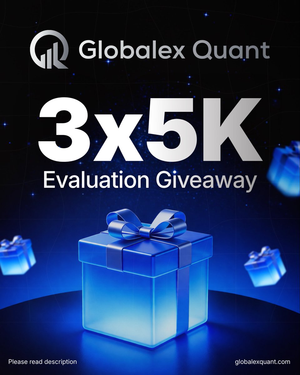 neyion10's tweet photo. 🎉 GIVEAWAY ALERT! 🎉

I’m excited to be hosting this giveaway in collaboration with @GlobalexQuant! 🚀

📌 How to Enter:

1️⃣ add up @GlobalexQuant & @neyion10

2️⃣ Join our Discord
🔗 ( https://t.co/gJE1D261jV )

3️⃣ Subscribe to our YouTube
🔗 https://t.co/an31PtQHYi

4️⃣ Follow our Instagram
🔗 https://t.co/EMY3v1q38Y

• This giveaway will run for 5 days.
• You must complete all the mandatory tasks above.
• Submit screenshots showing you’ve completed every task in the comments. No screenshot = No entry.

🎁 Good luck to everyone! Don’t miss your chance to win!