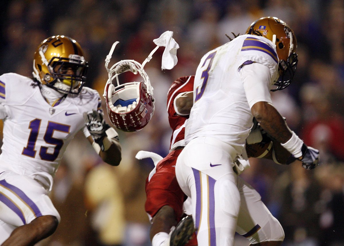 TigerDroppings's tweet photo. From the Tiger Rant:

Most underrated non-scoring plays in LSU history?

-Burrow to Clyde 2019 vs. Bama
-Chad Jones hit against Arkansas
-Jacob Hester 4th down conversion(s) vs. UF
-JC Copeland catch & run vs. Bama
-Honey Badger punt return vs. UGA in SECCG

So many good ones ⬇️:
https://t.co/AiddX1ioUD