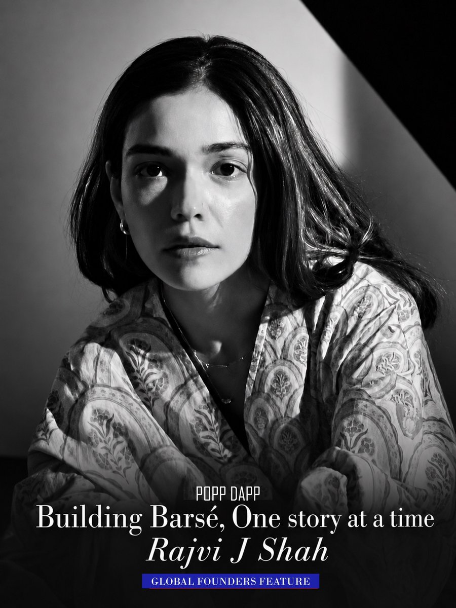 DappPopp's tweet photo. BUILDING BARSÉ, ONE STORY AT A TIME - RAJVI J SHAH | POPP DAPP GLOBAL FOUNDERS FEATURE
https://t.co/cGiNNOUW0A
POPP DAPP IND | GLOBAL MEDIA &amp; MAGAZINE
IND | USA | UK | UAE | EU | AUS
#poppdapp #fashionmagazine #poppdappnews #RajviJShah #BuildingBarsé #POPPDAPP #POPPDAPPGlobal https://t.co/0cSMOp0nqq