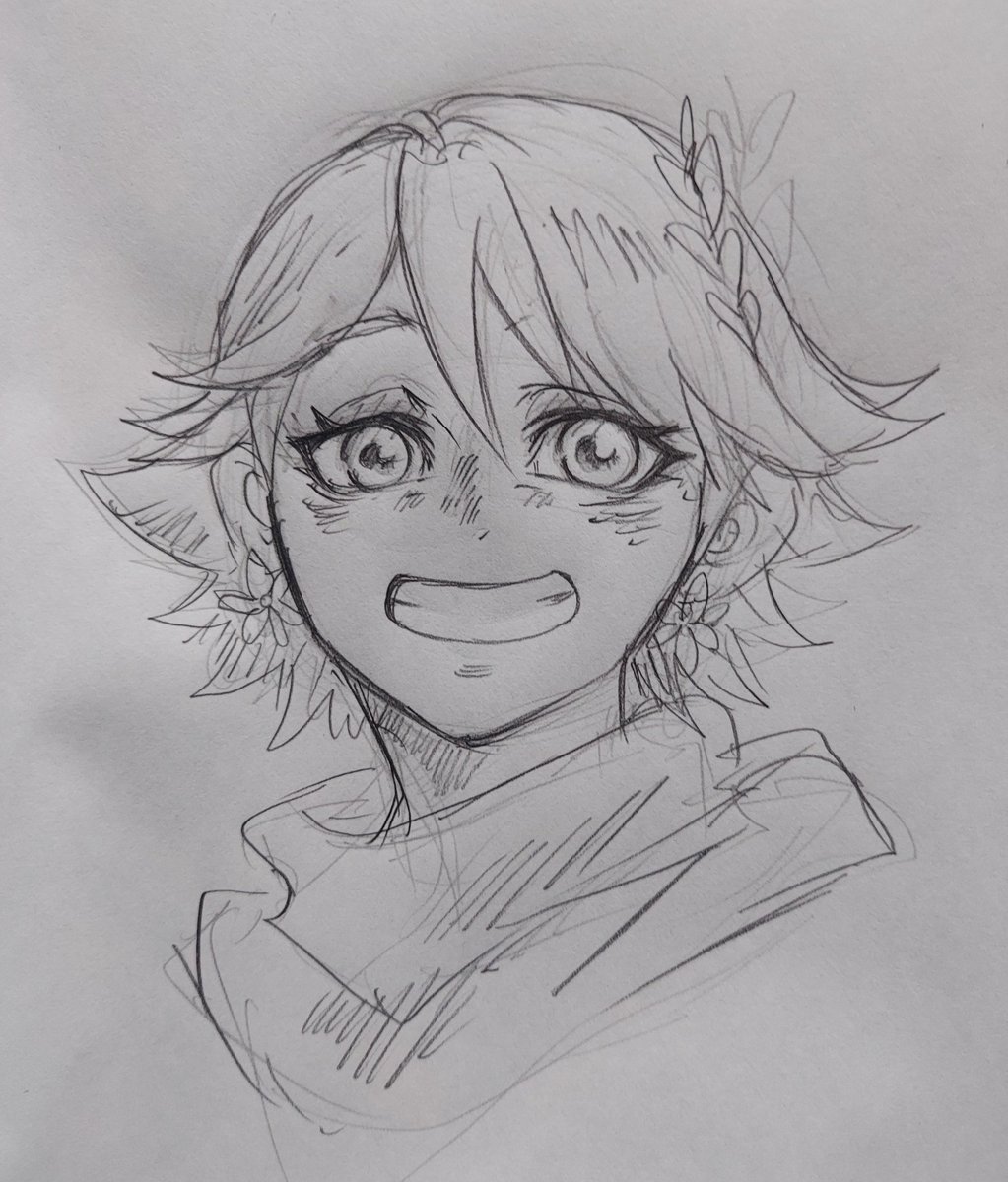 rensyuolo's tweet photo. ちょっと練習がてら……

サムネ見てると表情は大人びてるんだよな…………あと、前髪の分け目はどれが正しいんだい？？？ https://t.co/VhuxihGekr