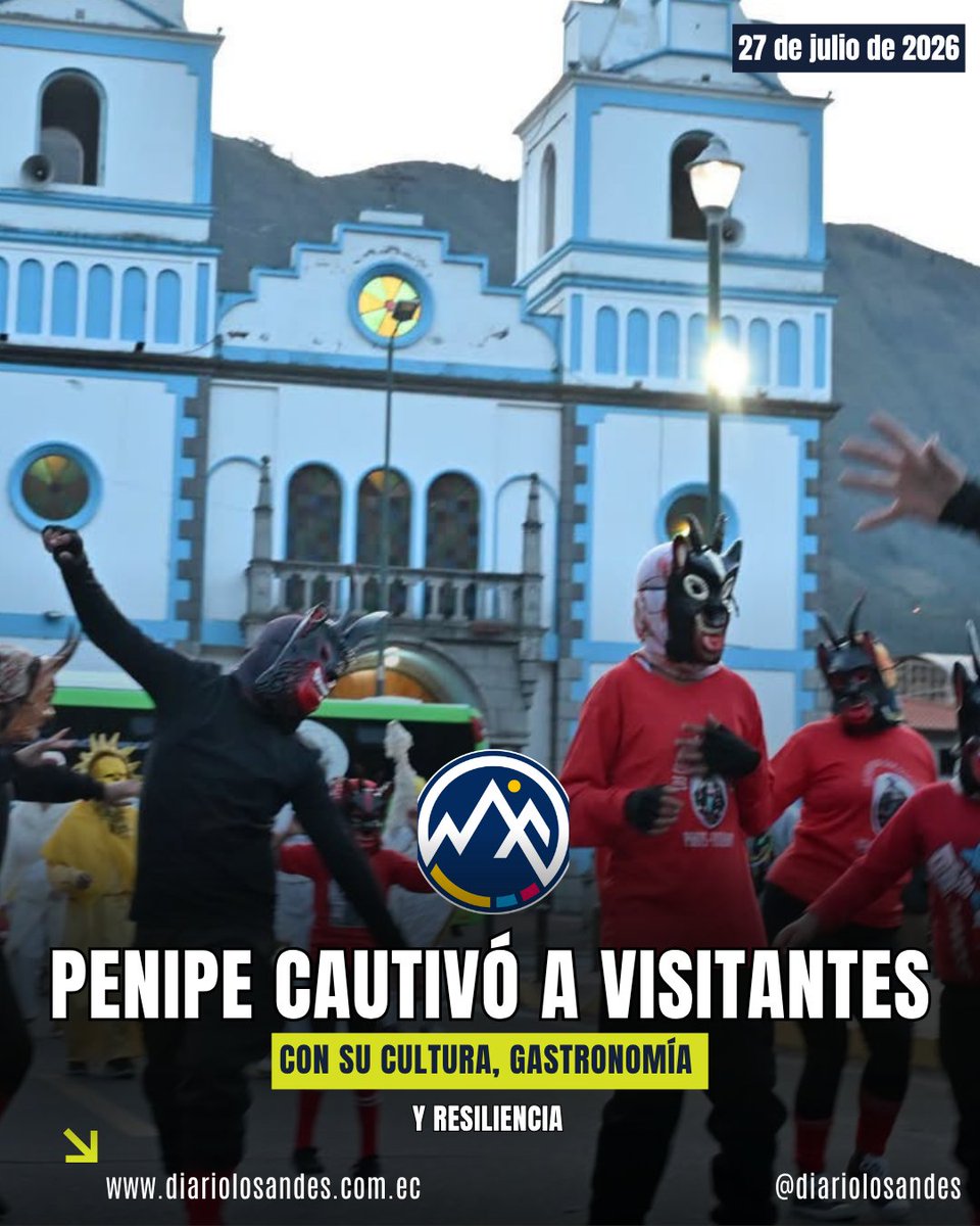 andesdiario's tweet photo. #Penipe | La riqueza cultural, la hospitalidad de sus habitantes y sus productos tradicionales destacaron a Penipe como uno de los destinos del recorrido turístico “Un día en el corazón del Geoparque”.
📲https://t.co/RKry2QO2k5 https://t.co/r4NNXxyJbu