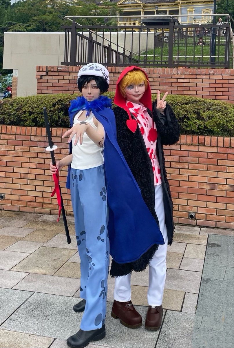 sakura_ra4's tweet photo. ※cos one-piece 💙❤️

トラファルガー•ロー / コラソン

#cosplayㅤ
#onepiececosplay https://t.co/j1tGTctYEe