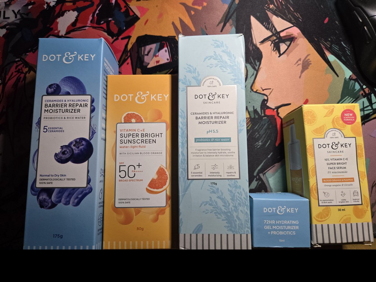 Apurve_Karanwal's tweet photo. I bought these skincare products this summer for my mother and myself. I guess they are decent enough. @dotandkey has done a good job.
What brands of skincare items do you guys/girls use?
#skincare #dotandkey #sunscreen #serum https://t.co/eBmgsZ3MO3