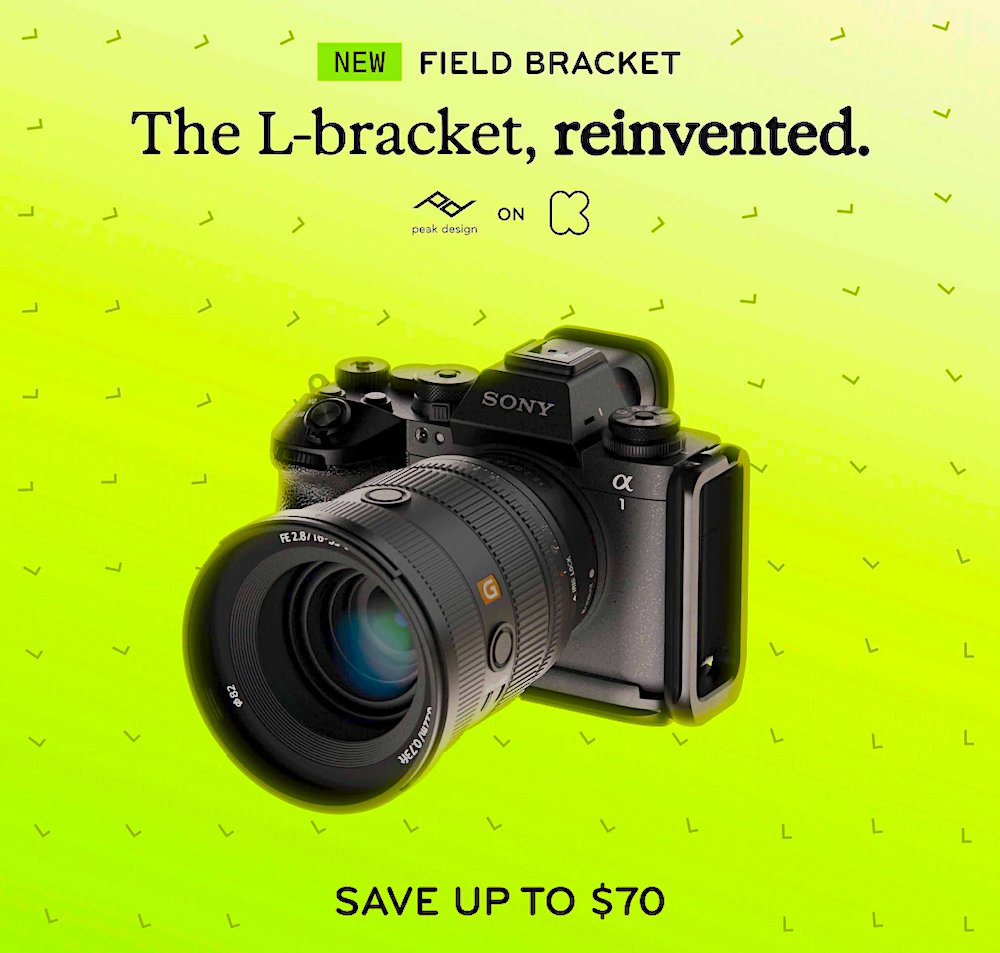 photorumors's tweet photo. The new Peak Design modular field L-bracket system for Sony, Nikon, Canon, Fuji, and Leica cameras has already raised almost $500k on Kickstarter: https://t.co/StQUhHcj78 https://t.co/8HYSnxfpRe