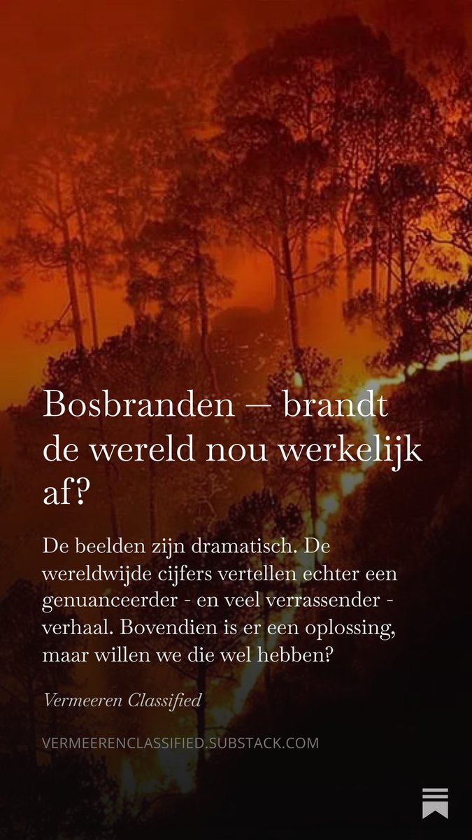 coenvermeeren's tweet photo. Het is 2026, Europa brandt af, want het wordt onder het banier van klimaatverandering door legioenen "brandstichters" in de fik gezet.
Dit gebeurt al jaren,maar de overheid heeft in plaats van blusvliegtuigen en brandweerspullen en manschappen, al zijn geld aan Oekraïne gegeven. In plaats van bosbeheer, word bosverwaarlozing gepleegd. De schaarse blusvliegtuigen en blushelikopters zijn gelukkig Russisch, dus die vallen onder de sancties, waar onze elite bestuurders graag naar verwijzen: Putin bad!
De boeren komen nu massaal te hulp, ongevraagd en onbetaald - na jaren wegpesten - en worden door de brandweer verwelkomd én gefaitteerd door de middenstand met voedsel en drank, maar tegelijkertijd weggestuurd omdat de elite het haar taak vindt om de bosbranden (niet) te bestrijden, iets waarvoor ze (dik) betaald worden en aantoonbaar (niet) kunnen of willen...
Intussen brandt Europa af, sterven bomen, bossen, dieren en mensen, en bovenal, het vertrouwen in het openbaar bestuur met de hoop dat het ooit nog goed komt met die lui...
Donkere wolken drijven, opgestuurd door het hellevuur tot hoog boven het Avondland...
✝️
https://t.co/gryMwXgEB0
