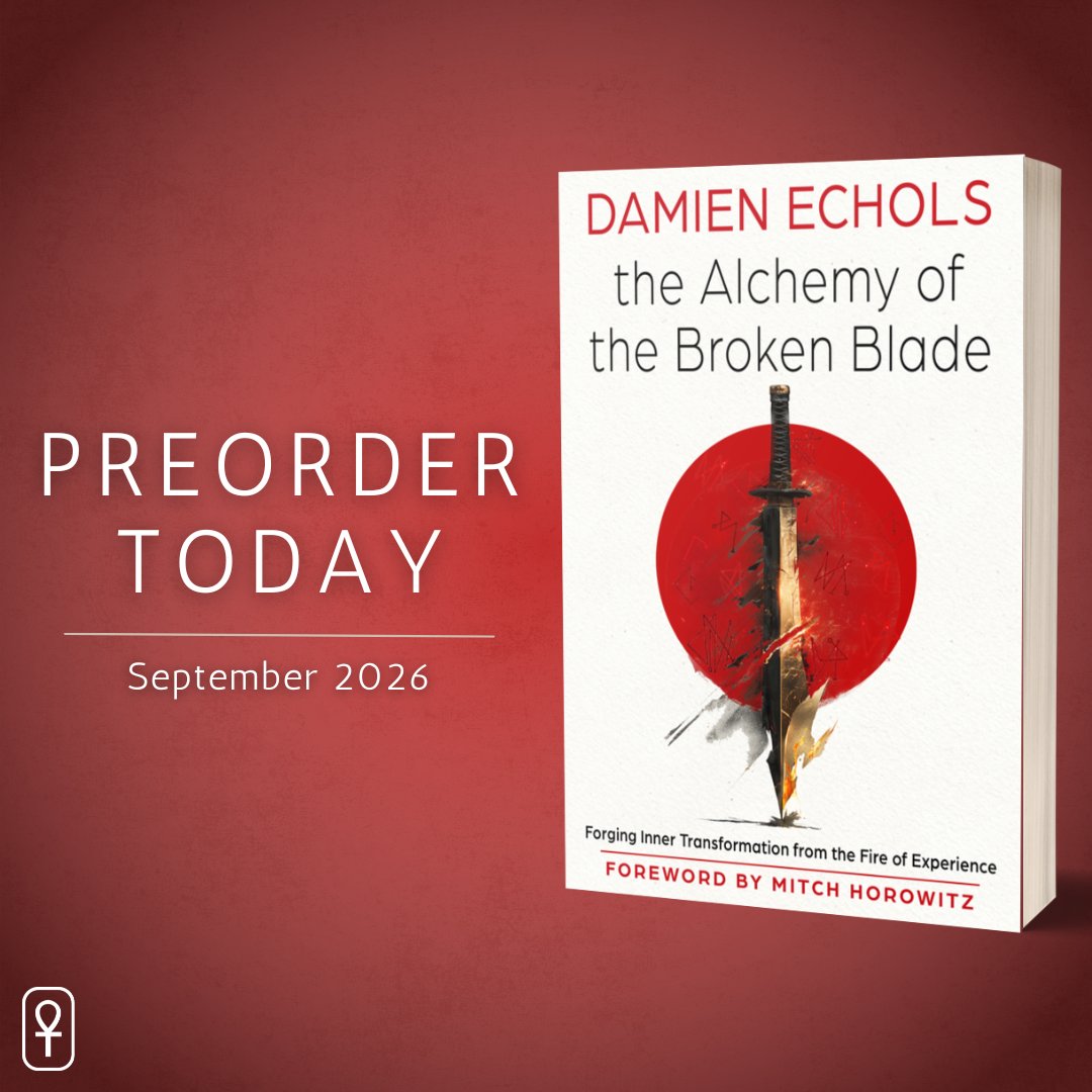 WeiserBooks's tweet photo. The Alchemy of the Broken Blade by @damienechols  weaves a path for transformation—not through escape but through ritual, discipline, and relentless presence. 

Preview here: https://t.co/gGG0n0u1Va https://t.co/p0OKlhHYxr