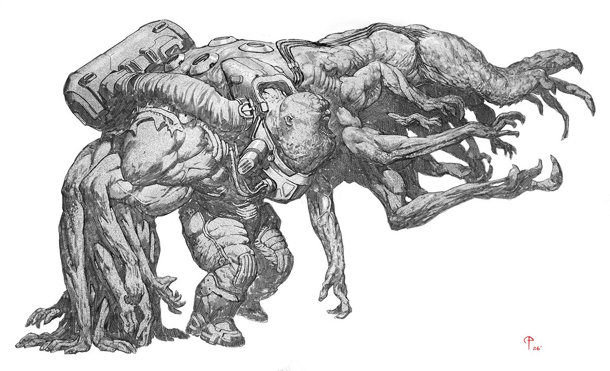 APalma_concept's tweet photo. Spaceman Abomination https://t.co/SFDq78cjWG