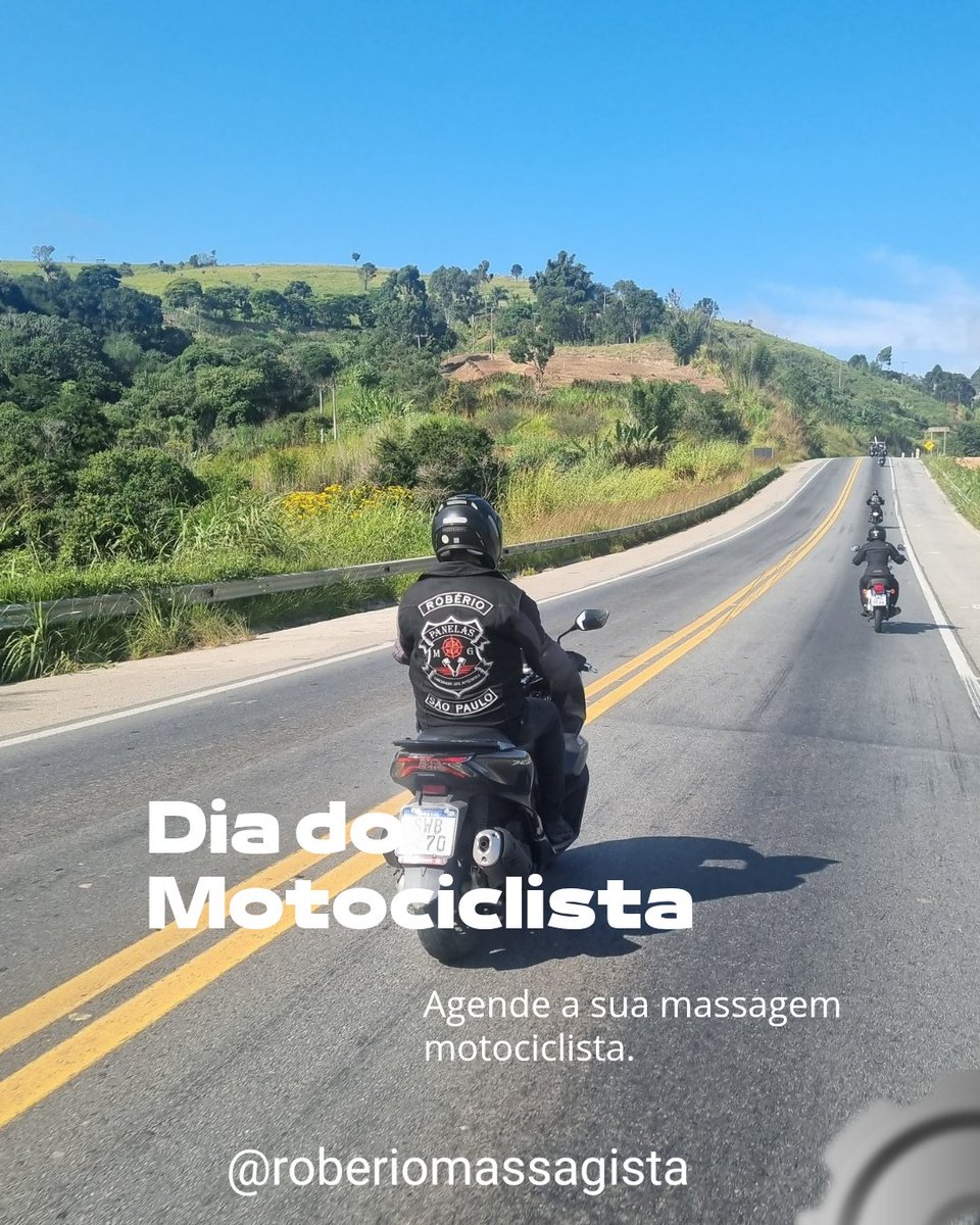 roberiodsilva's tweet photo. Dia do Motociclista 

Agende a sua massagem. 

#Massagem #snipers #massagempontualsniper #MPS @roberiomassagista #autocuidadoeseamar #liberacaomiofascial #diadomotociclista https://t.co/mTknsTbmHd
