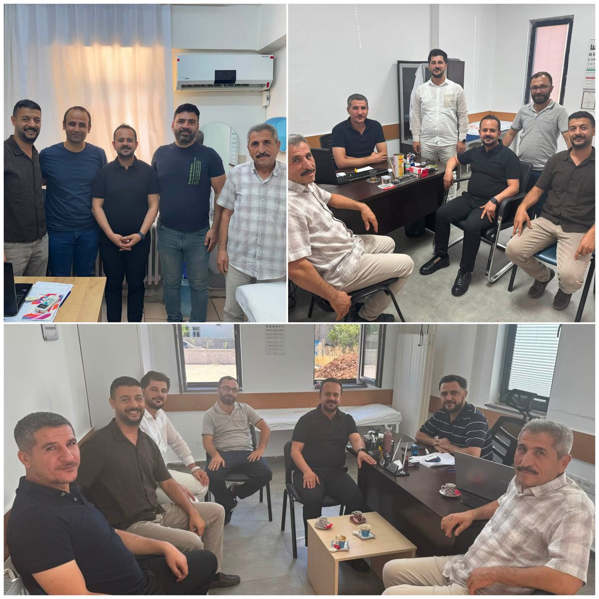 adymnsagliksen's tweet photo. Sağlık-Sen Adıyaman Şubesi olarak;

Kahta Aile Sağlığı Merkezlerinde  ve Kahta 112 Acil Sağlık Hizmetlerinde görev yapan kıymetli çalışma arkadaşlarımızı ziyaret ettik.

Gerçekleştirdiğimiz ziyaretlerde sağlık çalışanlarımızla bir araya gelerek çalışma hayatına ilişkin güncel gelişmeler hakkında değerlendirmelerde bulunduk. Meslektaşlarımızın talep, görüş ve önerilerini dinleyerek çözüm odaklı sendikacılık anlayışımız doğrultusunda her zaman yanlarında olduğumuzu bir kez daha ifade ettik.

Nazik ev sahiplikleri ve samimi misafirperverlikleri için tüm çalışma arkadaşlarımıza teşekkür ediyor, görevlerinde başarılar ve kolaylıklar diliyoruz.

Sahadayız, çalışanlarımızın yanındayız. Birlikte daha güçlüyüz. 

Sağlık-Sen Adıyaman