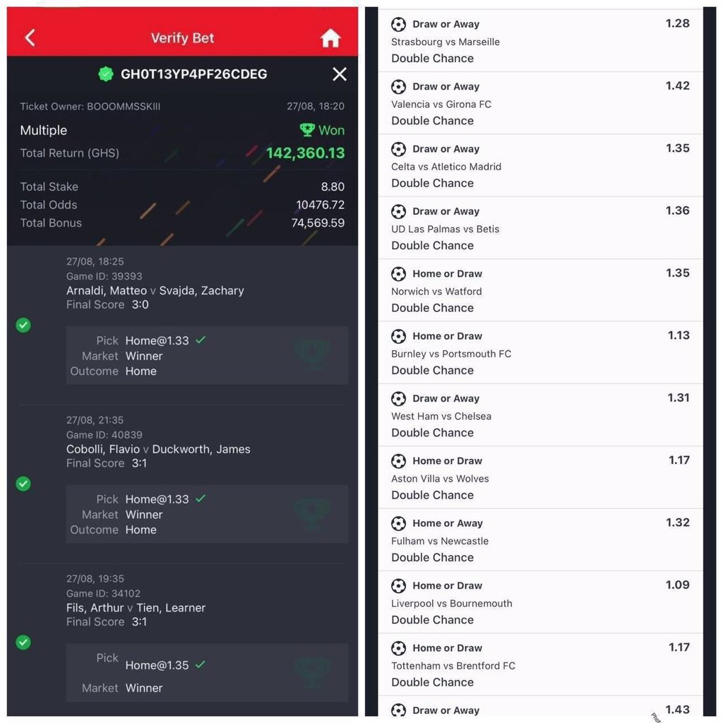 WinningHome6's tweet photo. Last weekend Longbet booom 

10,476 ODDS BOOM ✅✅✅

This week 20,565 ODDS WILL BE POSTED 👇

https://t.co/uAIdamoKVT https://t.co/Dr2s3GCXk2