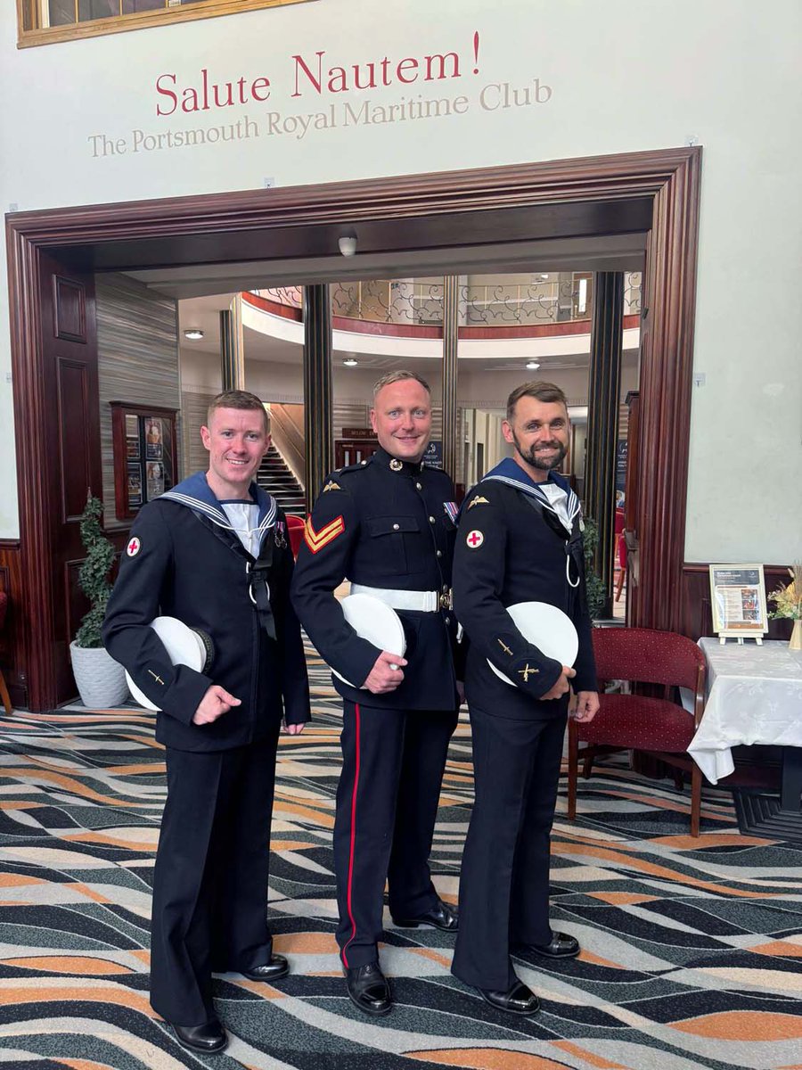 RoyalNavy's tweet photo. The first #RoyalNavy paramedics to graduate under a new partnership are ready to treat casualties with the @NHSuk across the UK.

Read more: https://t.co/yArc794UBf https://t.co/J0inXSY1cO