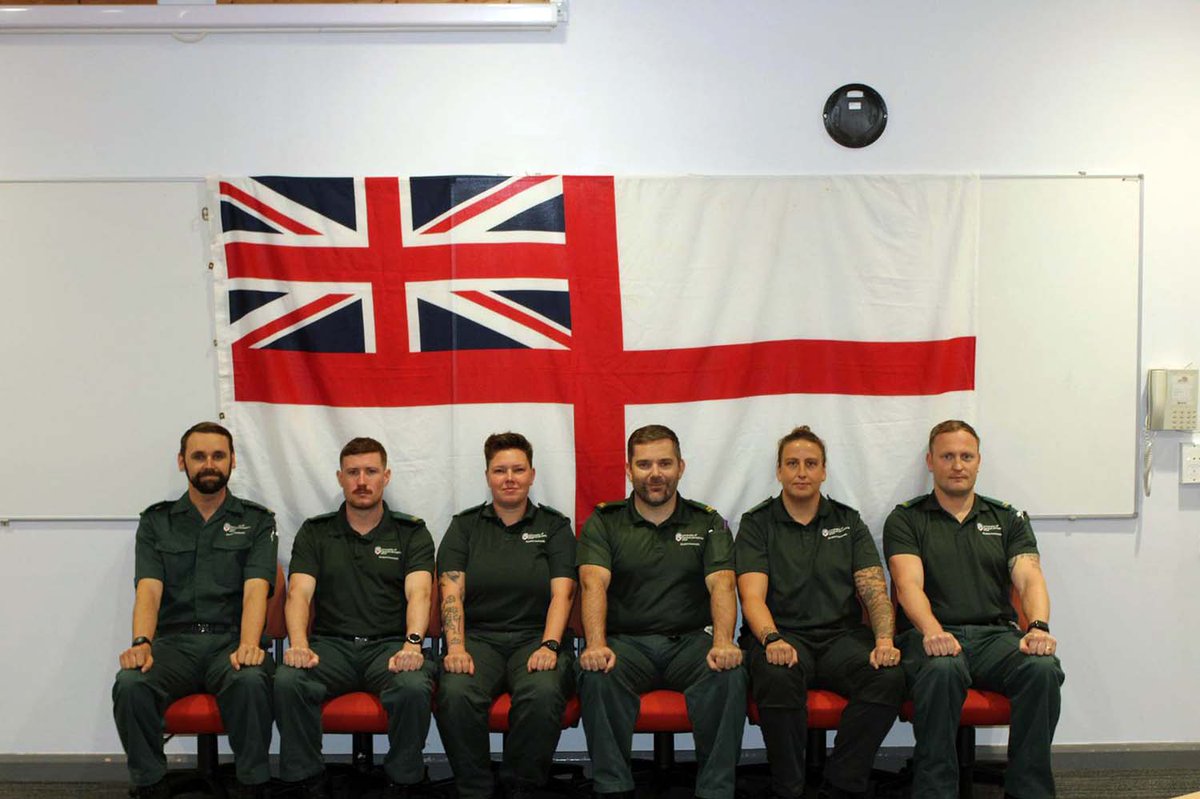 RoyalNavy's tweet photo. The first #RoyalNavy paramedics to graduate under a new partnership are ready to treat casualties with the @NHSuk across the UK.

Read more: https://t.co/yArc794UBf https://t.co/J0inXSY1cO