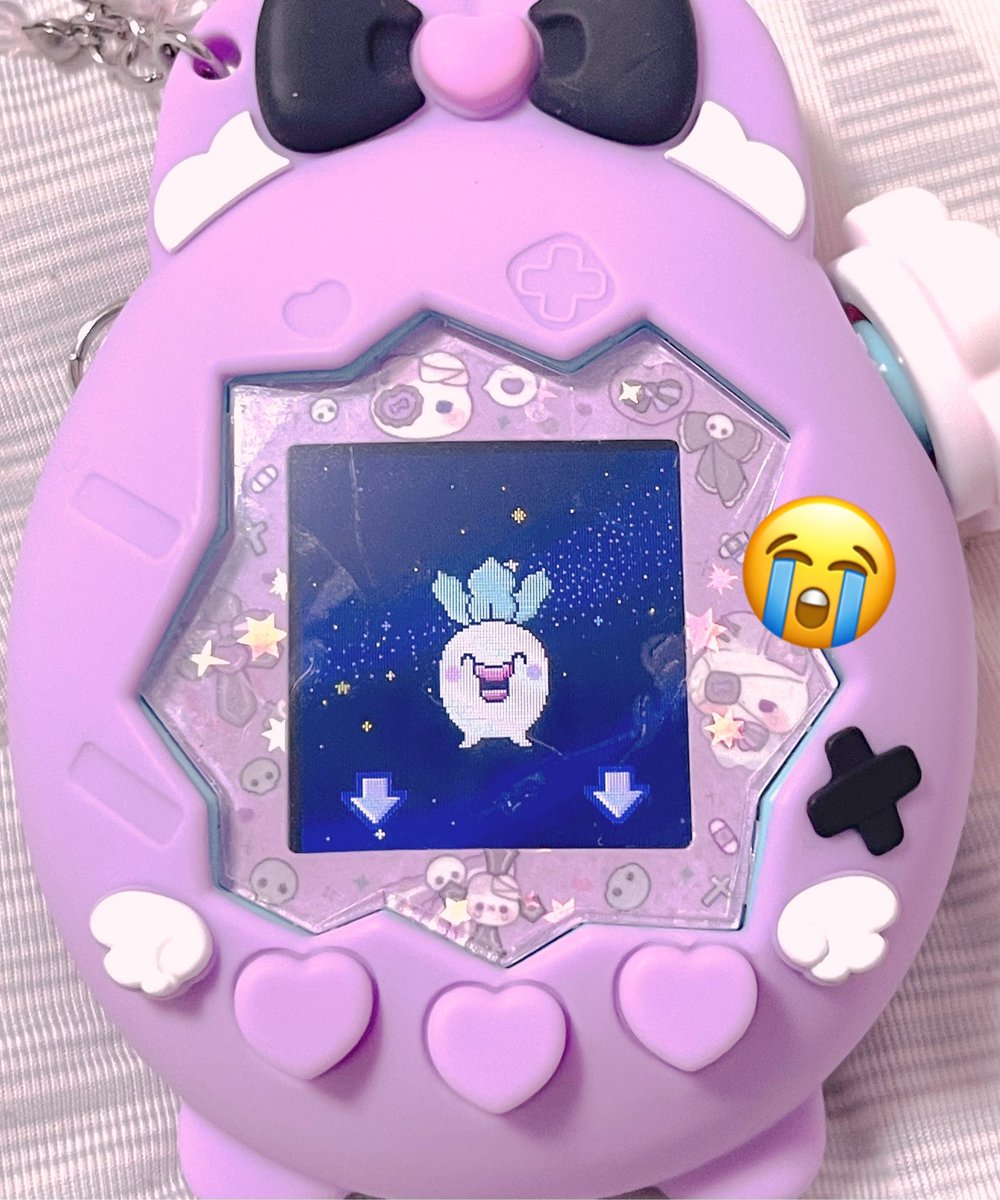 uuuu666x's tweet photo. 用事があってお世話忘れてたら星になってた😭😭😭😭😭ごめんね今までありがとう……🥹
 #たまごっちパラダイス https://t.co/pI3SIl3BNm