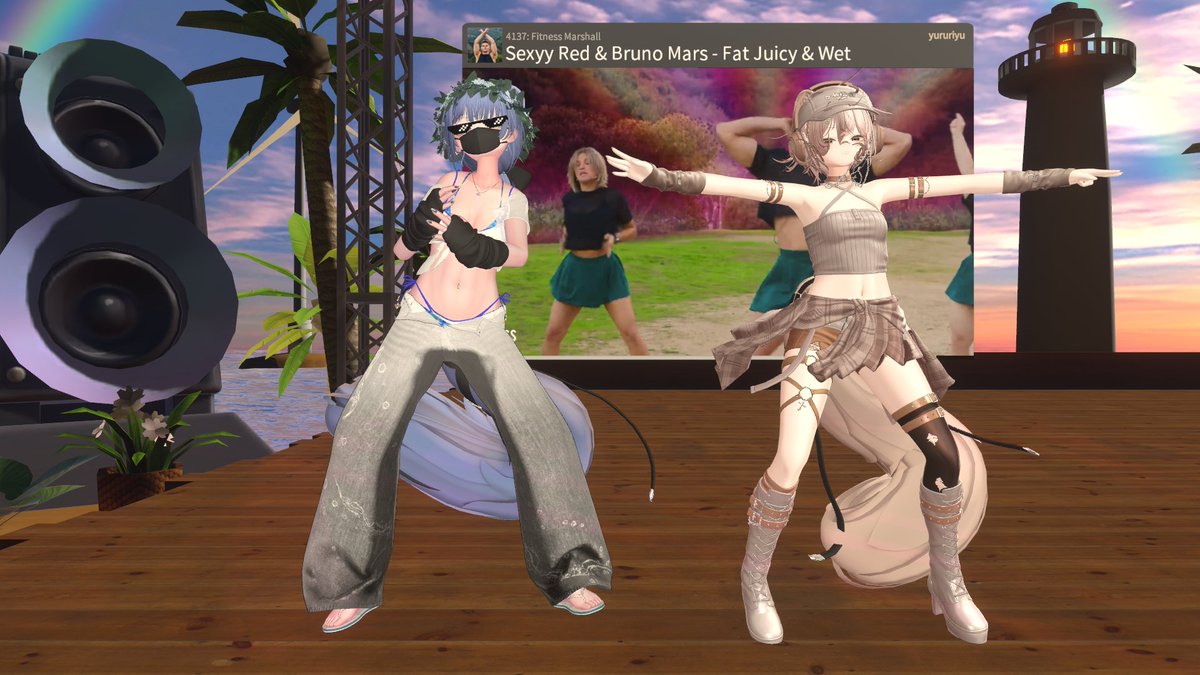 Skechobi's tweet photo. #vrchat
■ワールド名
PyPyDance
https://t.co/YPcY5k0pR3

「ん～～？」みたいな顔を撮りつつ踊る。

■同行者
@orangeyururiyu @ReDRiisA https://t.co/YKk9Yah9Xg