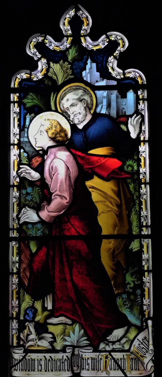 KWCook57's tweet photo. #StainedGlass in St Matthew's in #Lightcliffe. https://t.co/Ur4I1eprvo