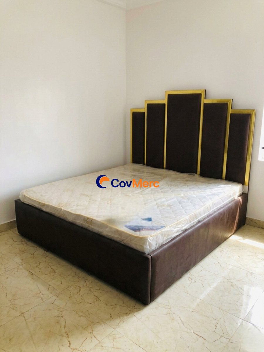 CovMerc's tweet photo. Transform your bedroom into a high-end luxury sanctuary with The Crown Luxe Bed Frame. Designed with a striking stepped art-deco headboard framed in metallic gold accents and wrapped in rich, plush velvet upholstery, this piece instantly becomes the centerpiece of any master https://t.co/k8judgllKy