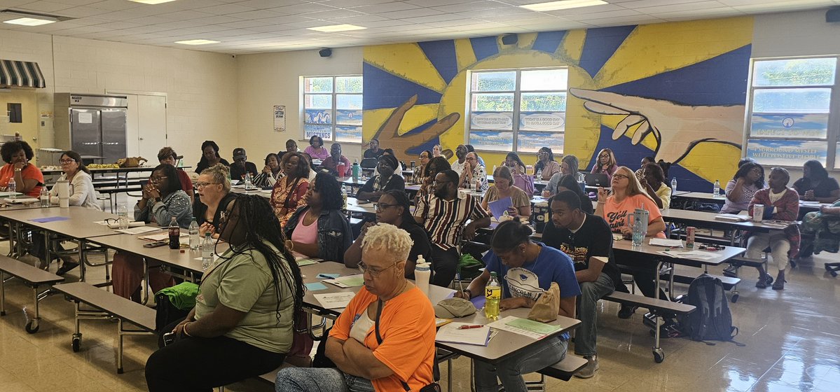 JMCSSCatalyst's tweet photo. Principal Atkins and Dean Walden are reviewing the Employees and student handbooks!! Setting expectations are essential to a great start!! @suptking https://t.co/3GSU7yky2X