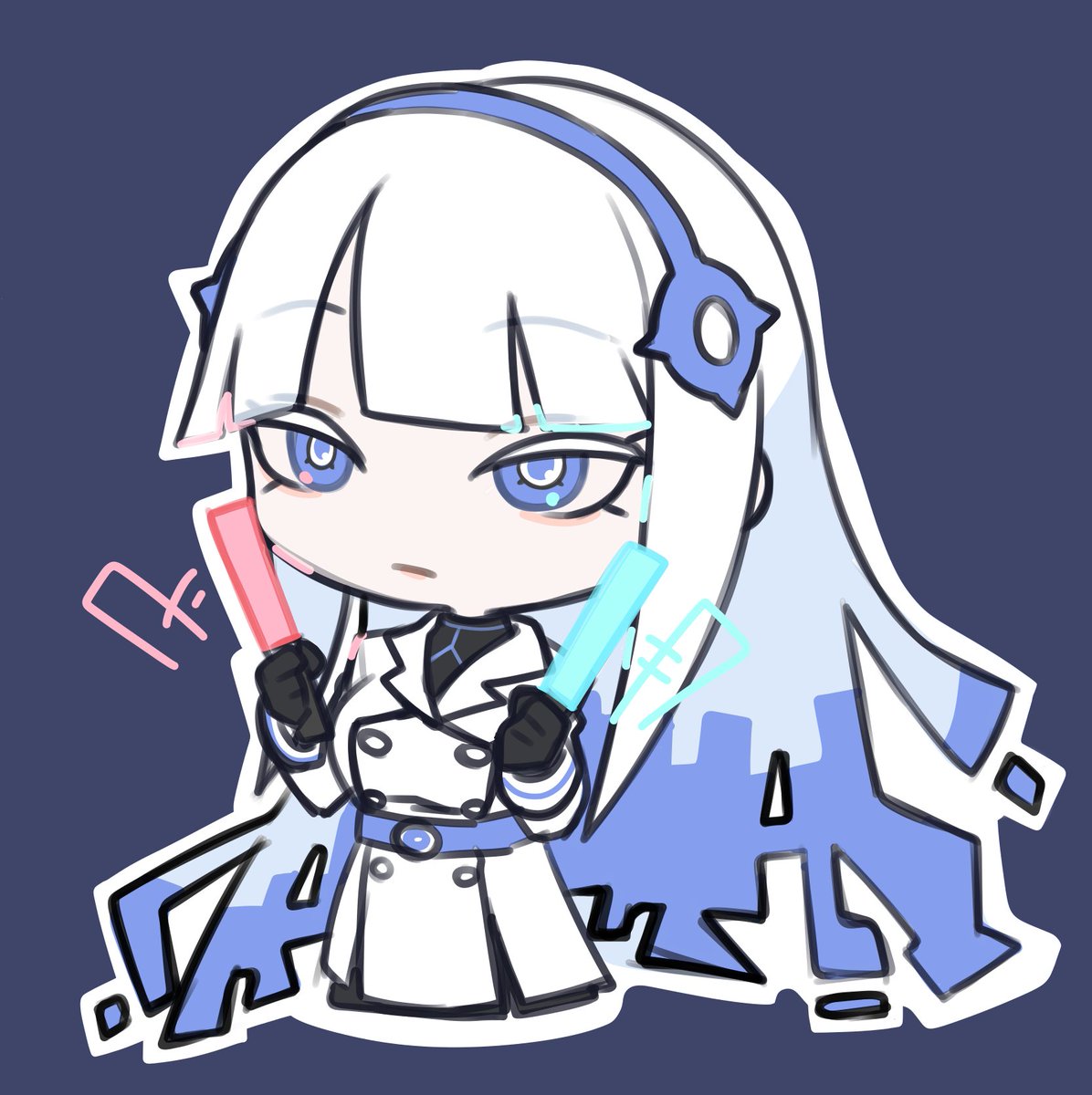 Silverlynx_00's tweet photo. 無表情でペンライト振っててほしい https://t.co/4w8u4EJNmh